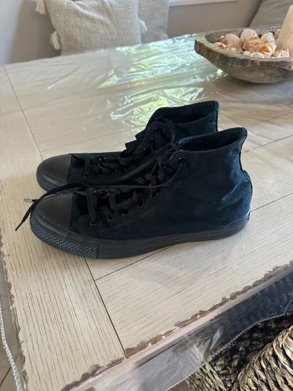 Mens Black Converse size 12